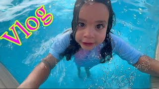 Amira a fait une bêtise  😳C’est trop bien la piscine