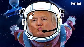If DONALD TRUMP played FORTNITE: BATTLE ROYALE
