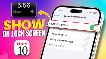 How to Show Upcoming Calendar Events on iPhone Lock Screen | Stay Organized at a Glance
