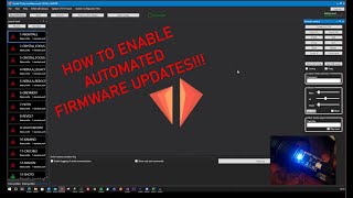 How to enable automated firmware updates for the Crystal focus 10 CFX lightsaber soundboard