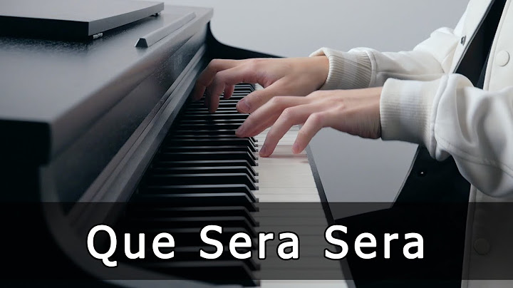 Que Sera, Sera Piano version - Piano performance video thumbnail