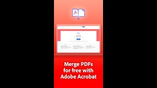 How to merge PDFs for free with Adobe Acrobat [#shorts] screenshot 4