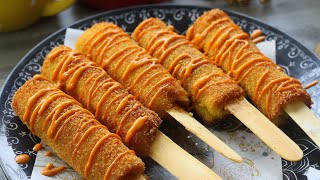 Ramadan Special Most Delicious Chicken Popsicle 😍 Bread Chicken Kulfi Iftar Special Recipe