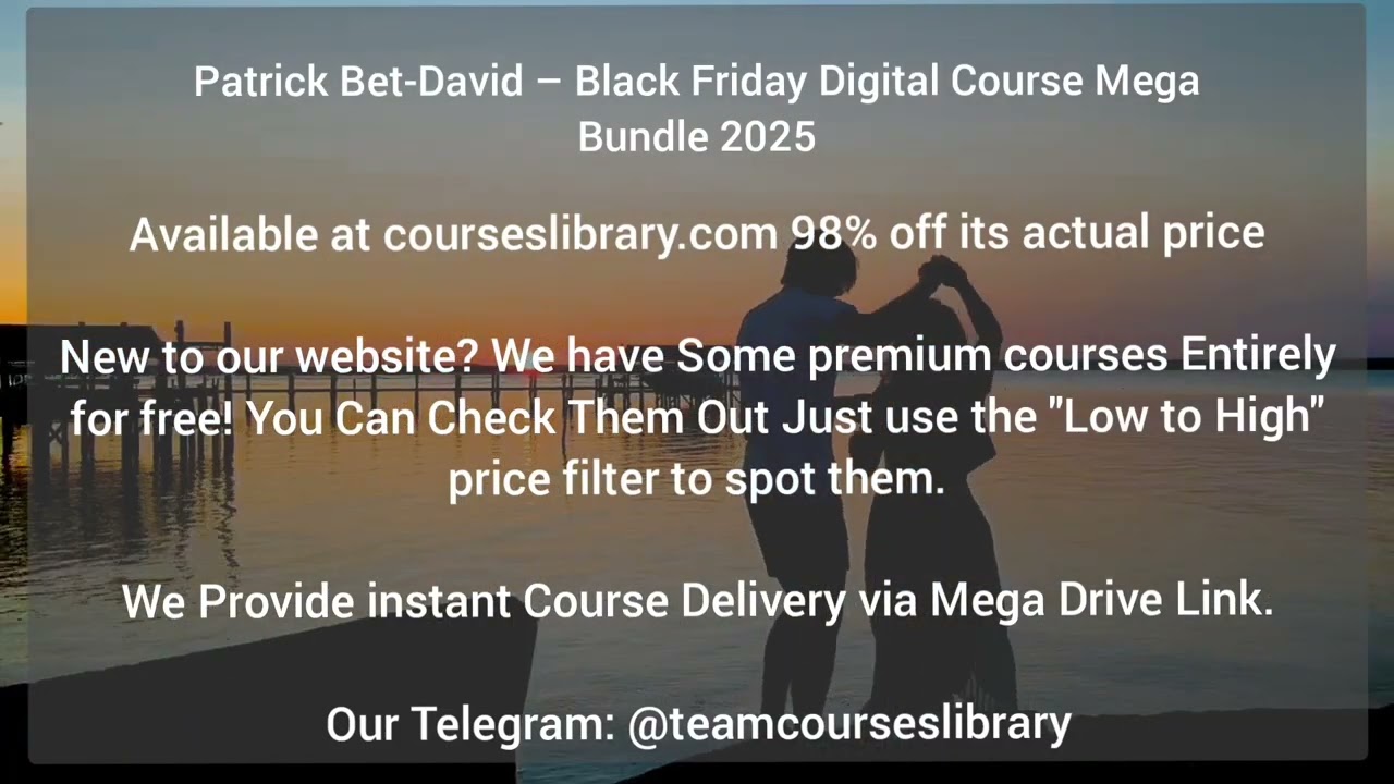 Patrick Bet-David – Black Friday Digital Course Mega Bundle 2025