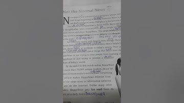 B1 Q1 Unit 7 Not the normal news