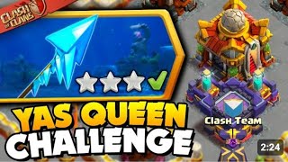 Easily 3 Star the Yas! Sleigh, Queen Challenge (Clash of Clans)