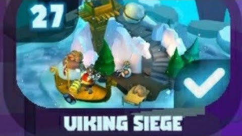 Tiny Robots: Portal Escape | " Viking Siege " | Walkthrough