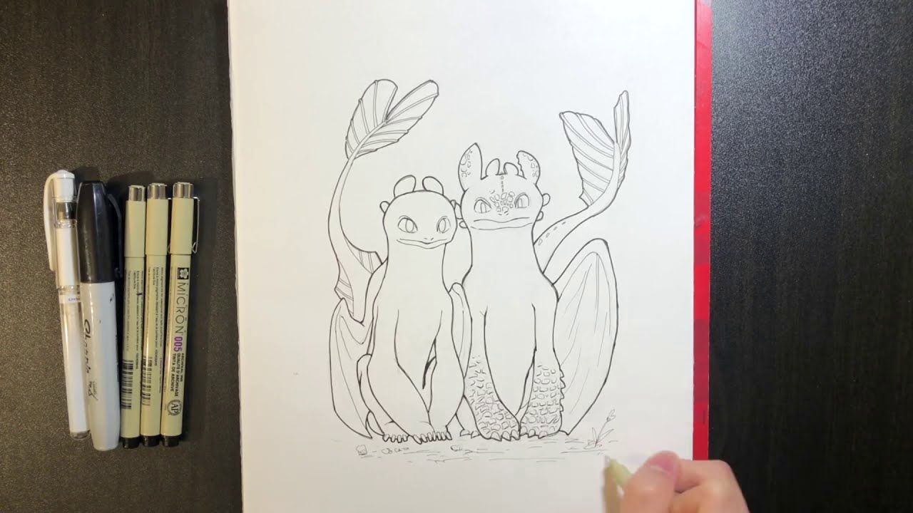 Desenhos Para Colorir Furia Da Noite How To Train Your Dragon Book