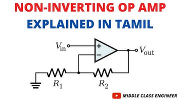 Non Inverting Op Amp | Operational Amplifier | Explained in Tamil | Middle Class Engineer |