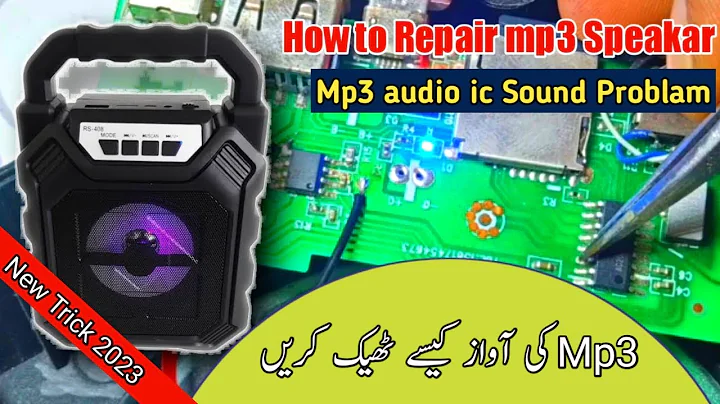 How to Repair mp3 speaker in urdu/hindi | Problam Sound Ic Mp3 Player | No Sound Mp3