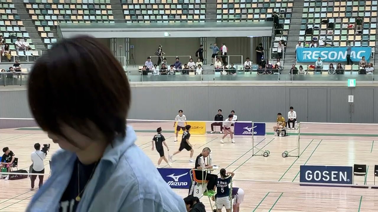 JR北海道1渡部大/10光島理貴vs東京熊谷翔さん/西大輝さん　第68回 全日本社会人バドミントン選手権大会男子　ダブルス