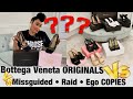 Shoe Haul, Try On & Review On Bottega Veneta Originals VS Missguided, Ego & Love Raid Copies 😱