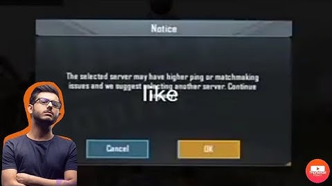 the selected server may have higher ping or matchmaking issues : PROBLEM SOLVES👍👍👍👍👍👍