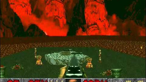 Doom E3M6 - Mt. Erebus - UV 100%