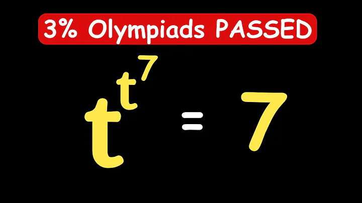 GERMANY OLYMPIADS || How to Solve for t? || t = ? #maths