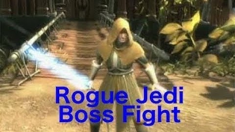 Rouge Jedi Boss fight