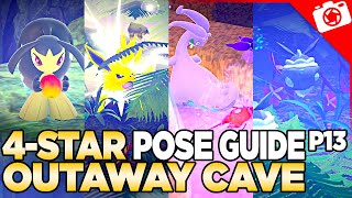 Outaway Cave 4-Star Pose & Request Guide | New Pokemon Snap