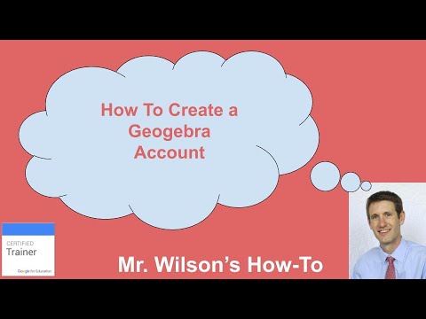How To Create A Geogebra Account