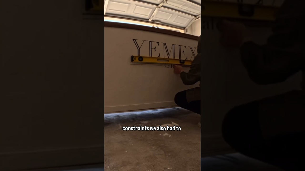 Building our mobile cart and pastry display to prepare for the first Pop up