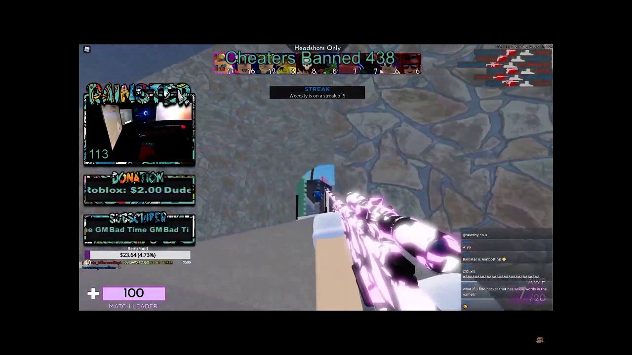 Killing RainsterYT in arsenal live