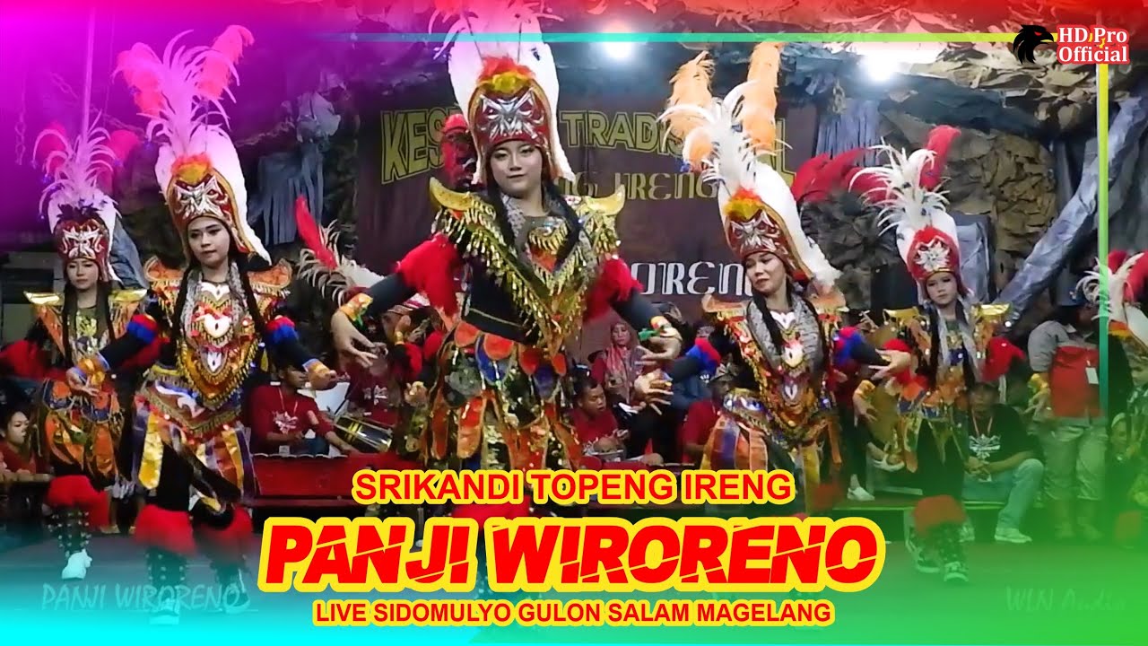 SRIKANDI TOPENG IRENG PANJI WIRORENO -  SIDOMULYO GULON SALAM MAGELANG