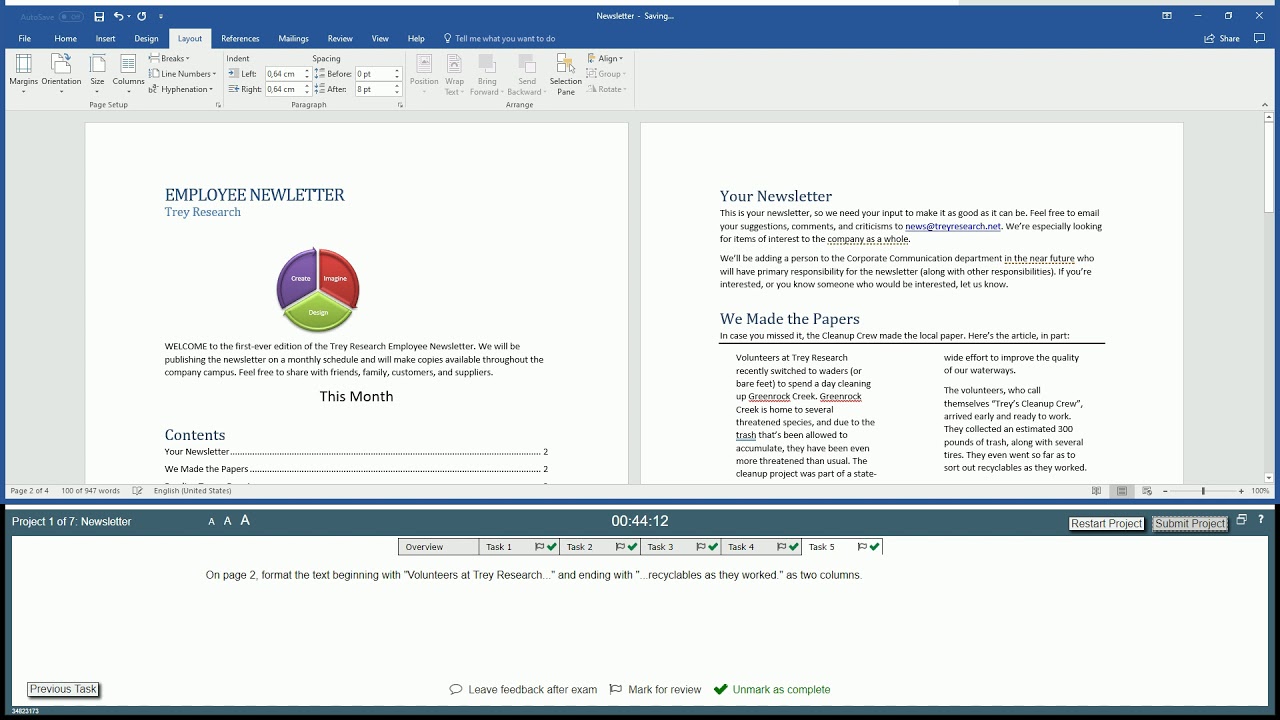 Soal Ujian Sertifikasi Microsoft Office