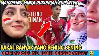 MARSELINO MINTA DUKUNGAN SUPORTER CANTIK JADI PENYEMANGAT SAAT MENGHADAPI PALESTINA DAN ARGENTINA 😱