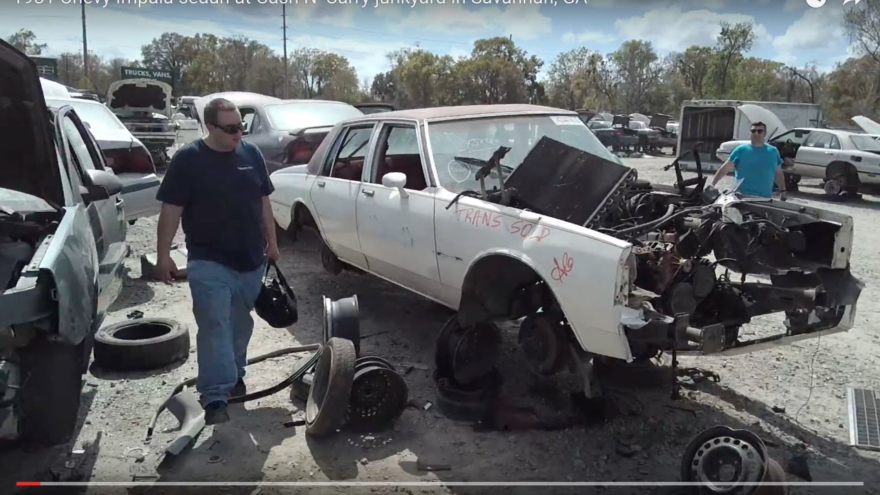 1981 Chevy Impala Sedan At Cash N Carry Junkyard In Savannah Ga