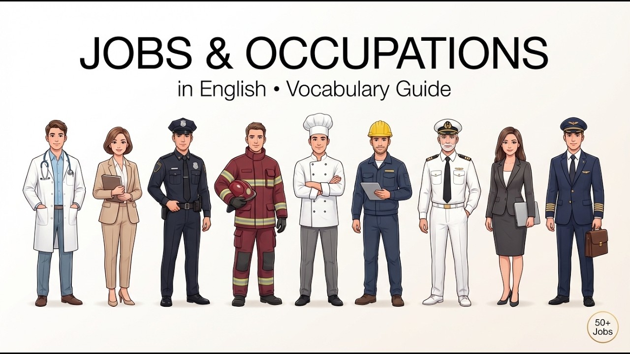 200+ Jobs and Occupations in English | Full Vocabulary List with Pictures