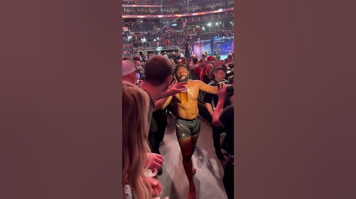 Offering UFC fighters beer after they fight