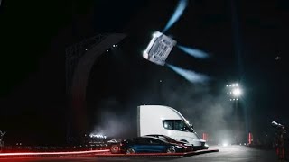 Tesla Roadster Kickflips Over All Teslas