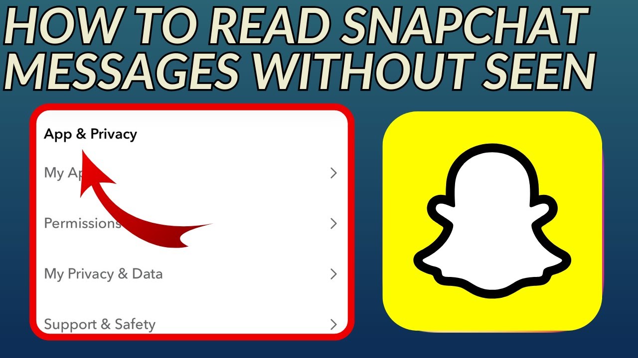 Snapchat Read Sign How to Turn Off Read Receipts on Snapchat (2026) - YouTube