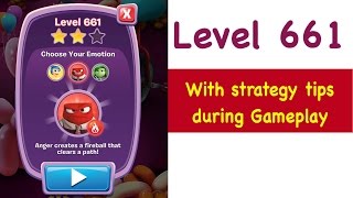 Inside Out Thought Bubbles - Level 661 - Tips and Strategy Gameplay Walkthrough Youtube No Boosters