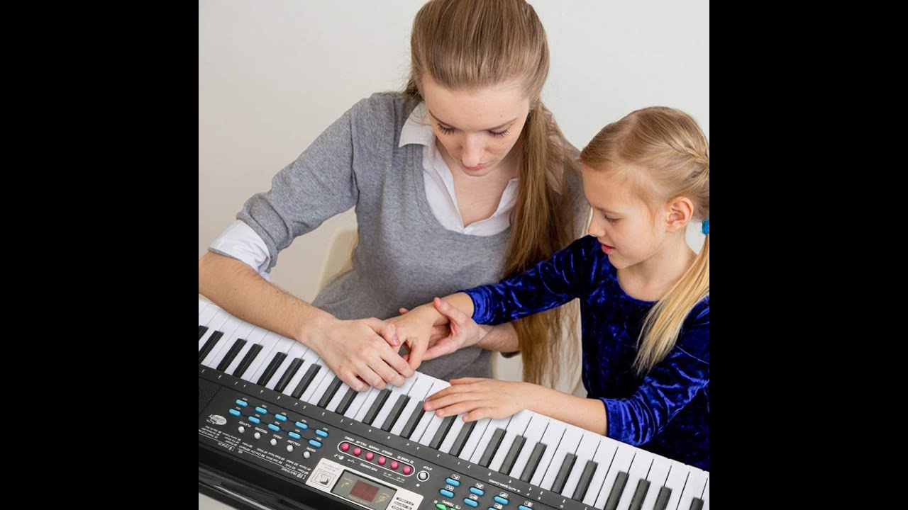 Tencoz Electronic Keyboard Piano 61 Key, Portable Piano Keyboard with