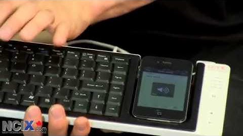 Omnio Wow Keys iPhone iPod USB Keyboard Demonstration NCIX Tech Tips