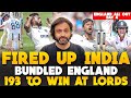 Bumrah, Washington Sundar BUNDLED England | 193 to win at Lords | India vs England 3rd Test