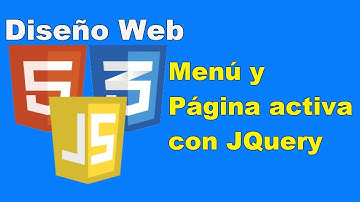 19. Diseño Web HTML5 y CSS3 - Menú y página activa con jQuery