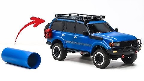 Handmade RC Car From PVC Pipe.