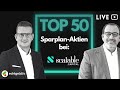 Deutschlands beste Sparplan-Aktien - Die Scalable Top 50
