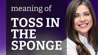 Understanding the Phrase "Toss in the Sponge"