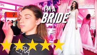 I PRETENDED TO BE A BRIDE FOR A DAY because why not 👰 || Bridal Makeup