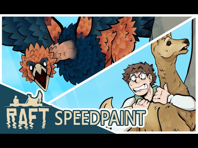 FLEE THE SCREECHER // RAFT SPEEDPAINT