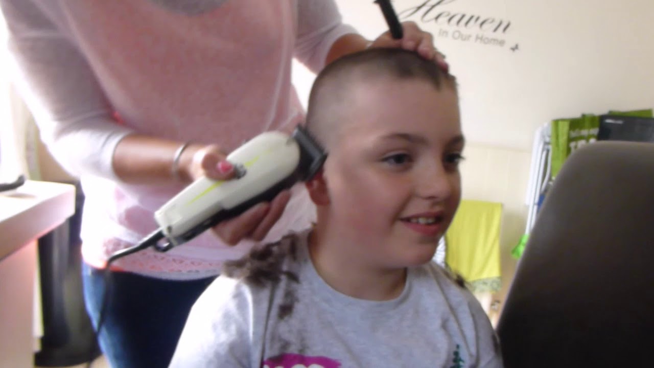 Theo. Brave the shave September 4, 2017