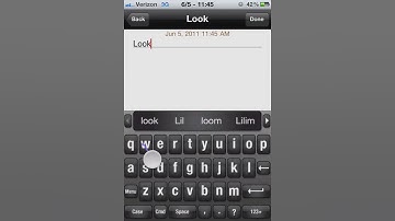 Swype on iPhone