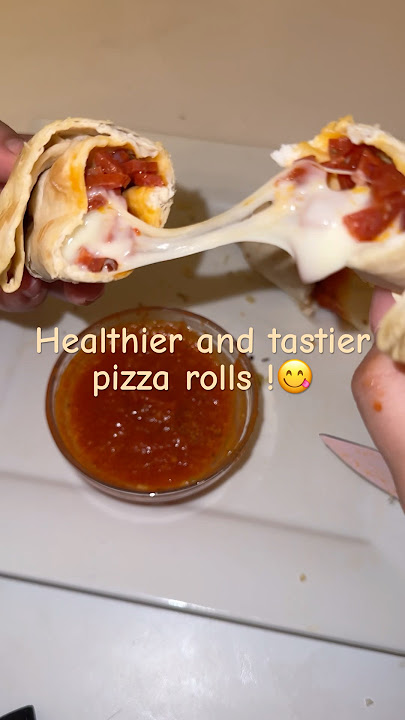 These homemade pizza rolls are so tasty and quick to make ! 😝#crispypizza