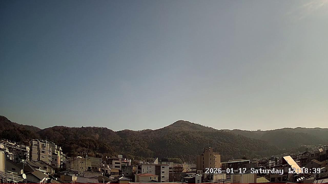 京都府京都市左京区大文字山ライブカメラ Kyoto Kyotoshi Live camera.world.cam