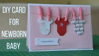 DIY Greeting Card for Newborn Baby | Baby Congratulations card | Step by Step Tutorial 4