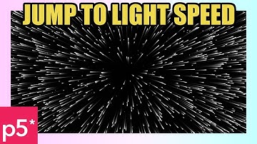 Star Field Hyperdrive Light Speed Effect