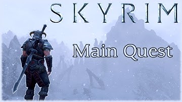 Skyrim - Longplay Main Quest Full Game Walkthrough [No Commentary] 4k