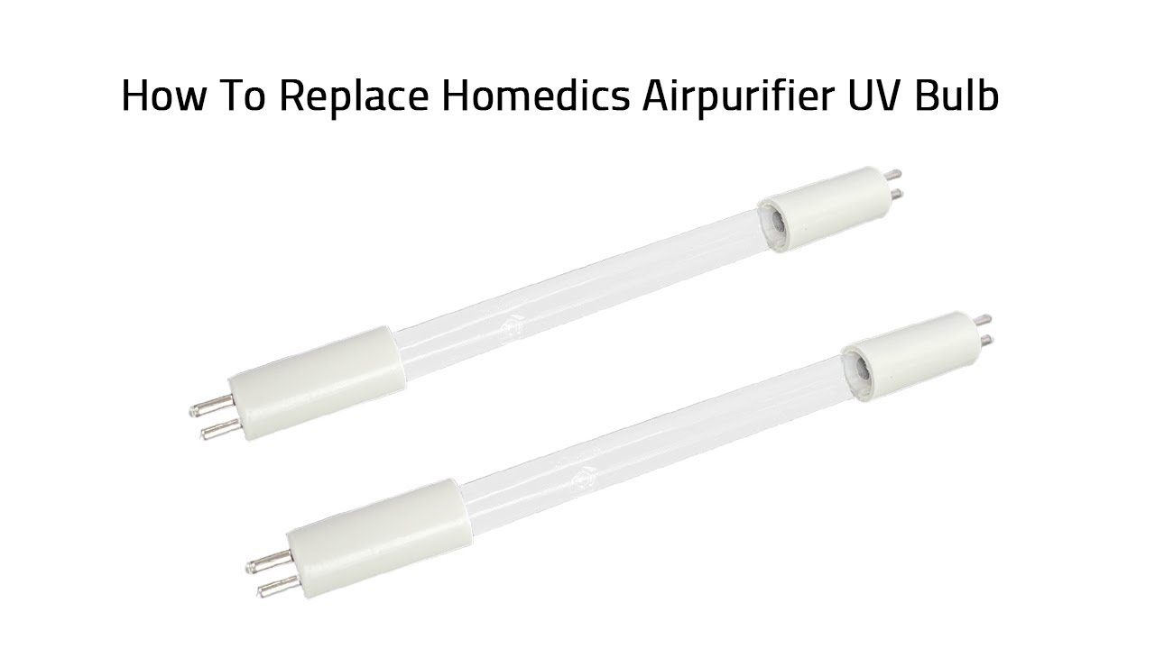 How To Replace Homedics TotalClean Air Purifier UV Bulb - YouTube
